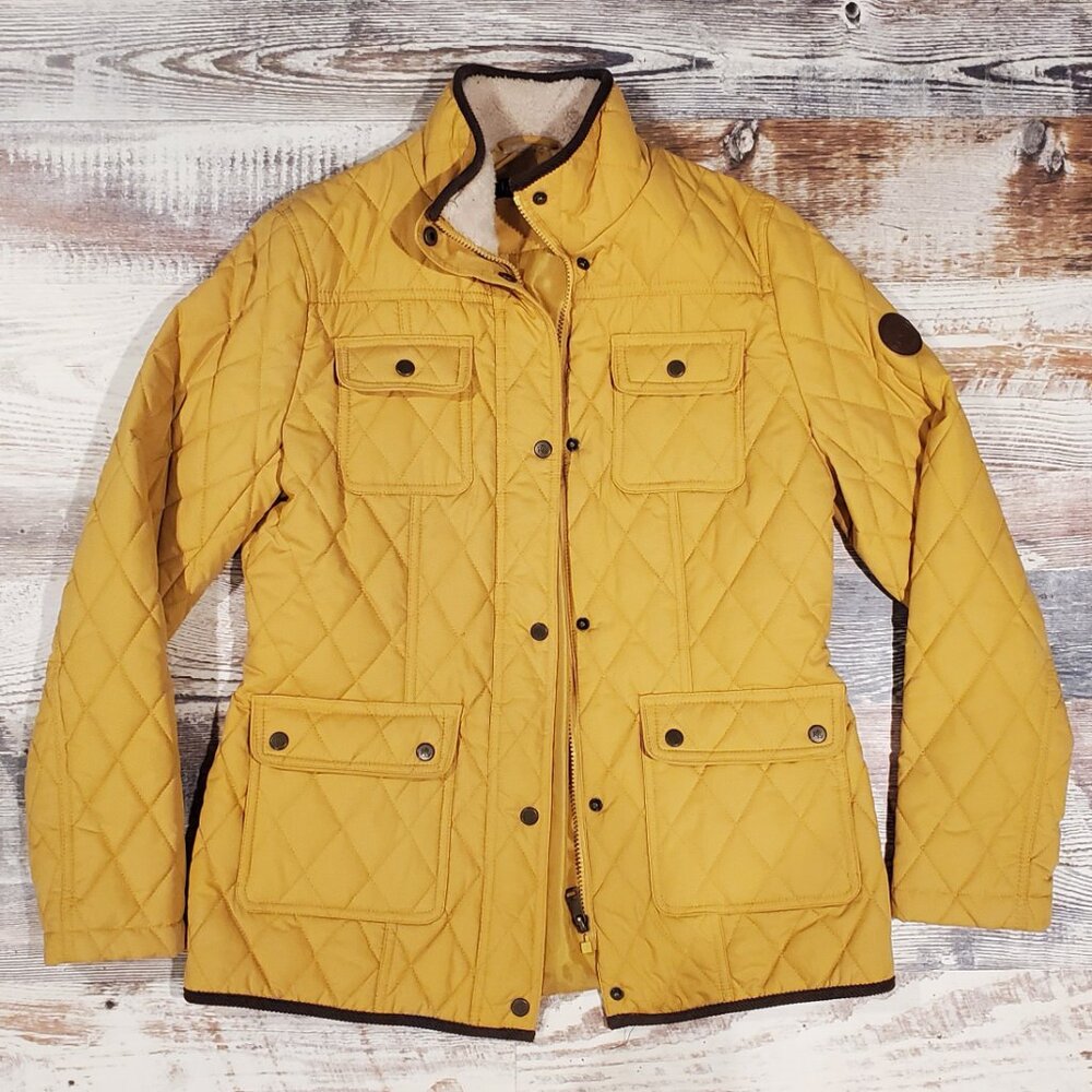 Ralph Lauren Quilted Jacket - Mustard (SMALL)